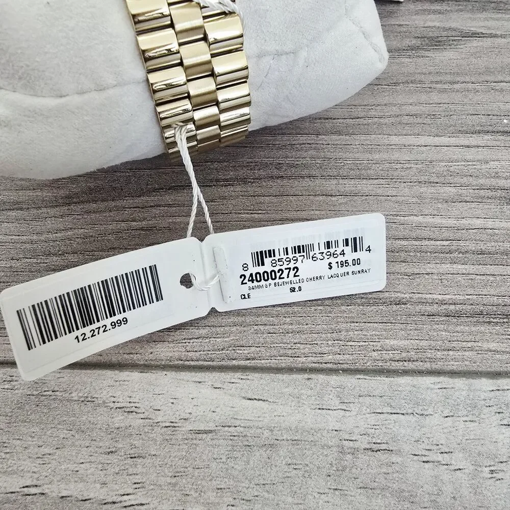 Olivia Burton Women's Bejewelled Le Gold Tone Stainless Steel Bracelet Watch